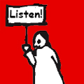 listen Listen to us cartoon